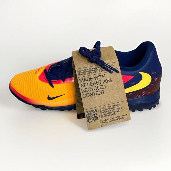 Nike Phantom 6 Low academy TF Men Size 7 Erling Haaland HQ2326-800 Turf New Skin main image 8